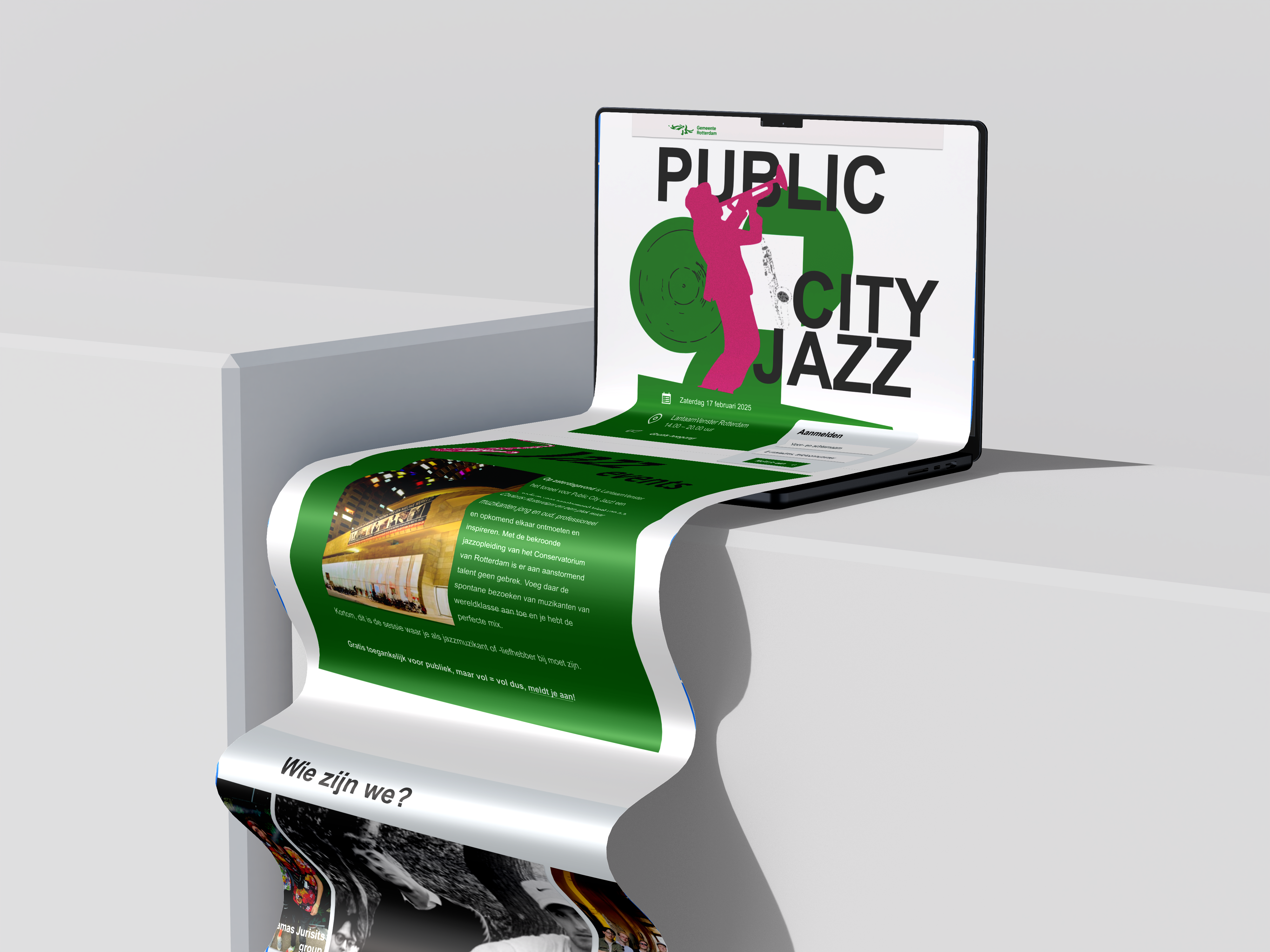 Public City Jazz responsive design project