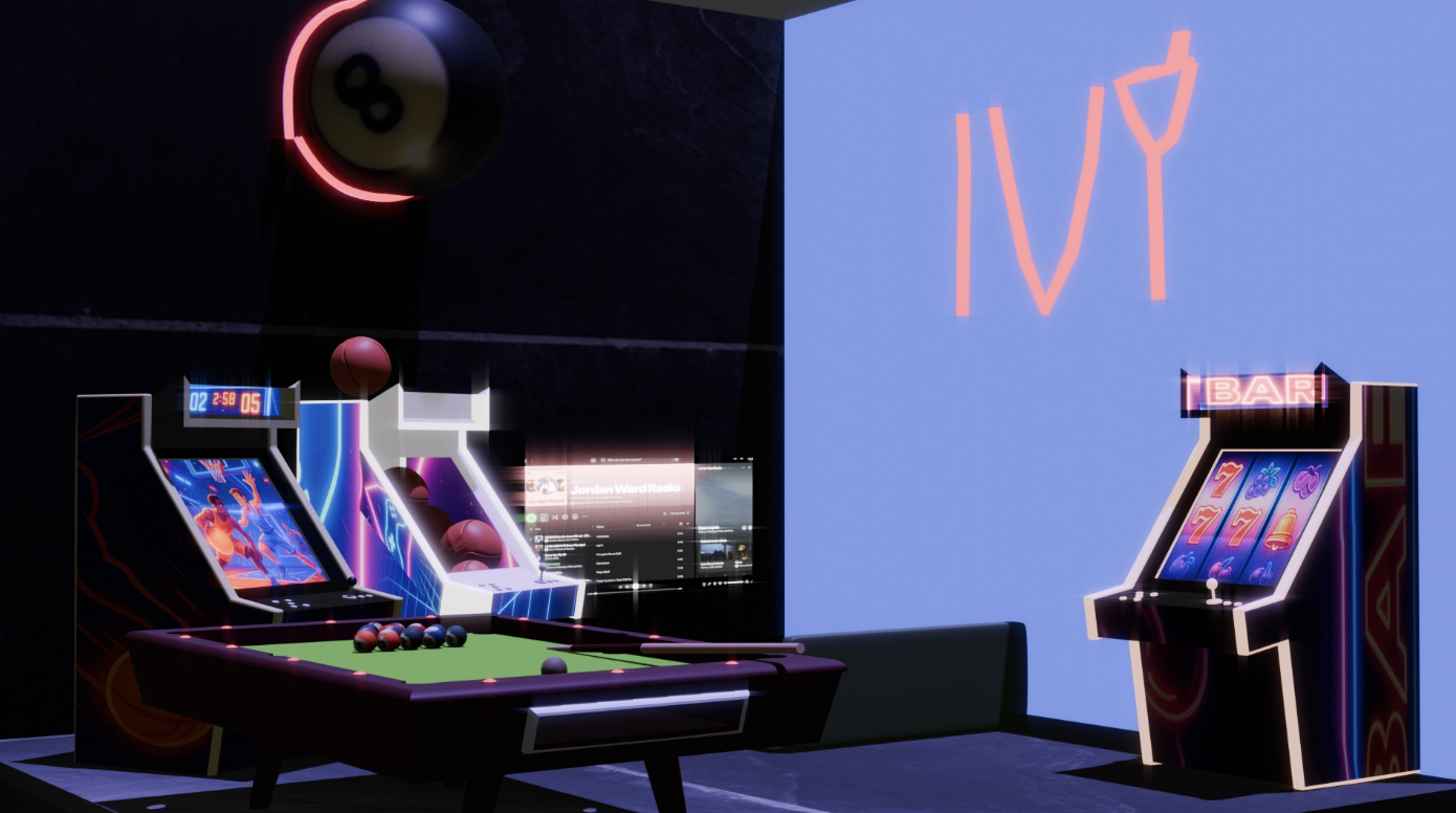 Poolhouse Arcade final render detail